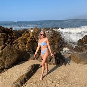 Monday Swimwear bikini in Periwinkle Crinkle